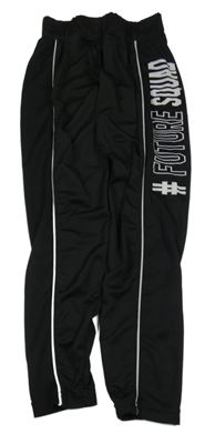 Černé funkční sportovní legíny s nápisem ERGEENOMIXX