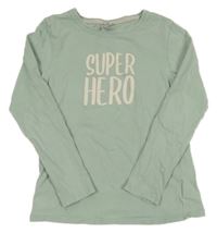 Mentolové triko s nápisy L&D