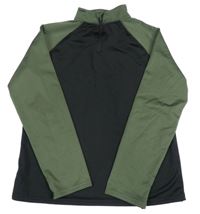 Černo-khaki thermo mikina ERGEENOMIXX