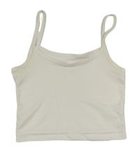 Bílý crop top