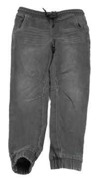 Šedé teplákové cuff rifle Denim Co.