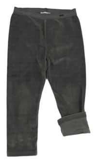 Tmavošedé plyšové legíny Mayoral