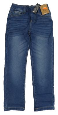 Nové - Modré teplákové rifle Dunnes