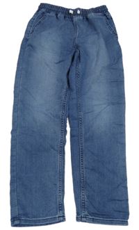 Modré jogger pull on regular fit rifle H&M