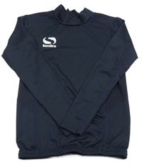 Tmavomodré sportovní funkční triko s logem Sondico