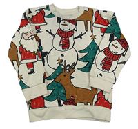 Béžová mikina s vánočním motivem George