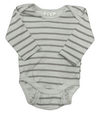 Bílo-šedé pruhované body