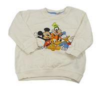 Bílá mikina s Mickeym a kamarády Disney