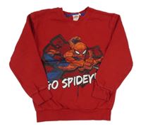 Červená mikina se Spidermanem Marvel