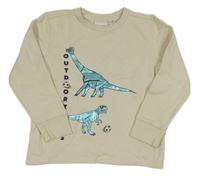 Smetanová mikina s dinem Tom Tailor