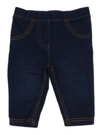 Tmavomodré tregíny rifllového vzhledu