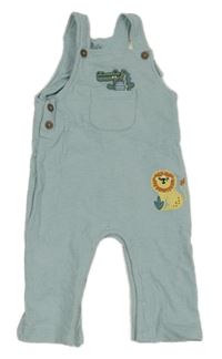 Světlemodré laclové tepláky s lvem Peacocks