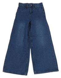 Tmavomodré široké rifle Y.F.K.