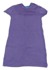 Fialové pletené šaty Topolino