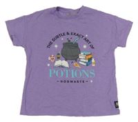 Fialové tričko s potiskem - Harry Potter M&S
