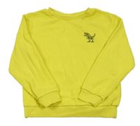 Žlutá mikina s dinem H&M