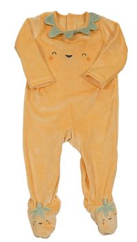 Oranžový plyšový overal s dýní George