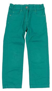Zelené plátěné kalhoty Papagino
