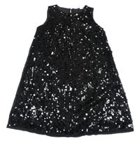 Černé flitrové šaty H&M