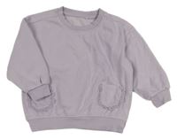 Lila mikina s kapsami George