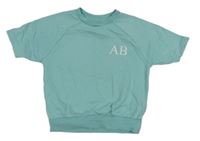 Světlemodrá tepláková vesta s písmeny Studio 