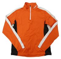 Červeno-černo-bílá sportovní mikina Icepeak 
