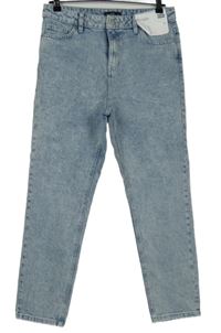 Nové - Dámské světlemodré straight rifle F&F