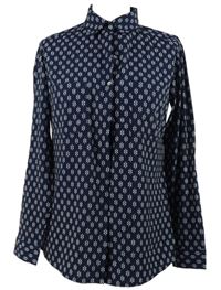 Dámská tmavomodrá vzorovaná halenka Pimkie 