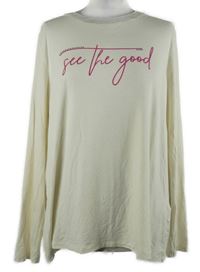 Dámské smetanové triko s nápisem Steilmann 