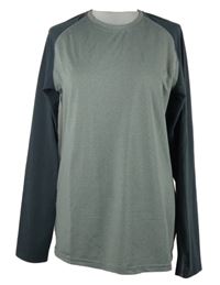 Pánské šedo-tmavošedé sportovní funkční triko Shamp 