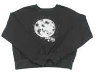 Antracitová crop mikina s koulí H&M