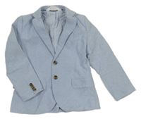 Světlemodré plátěné sako H&M