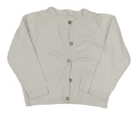 Bílý propínací svetr Next