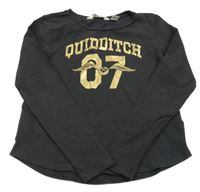 Tmavošedé triko s potiskem Harry Potter H&M