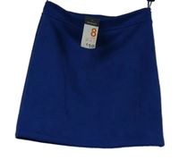 Nové - Dámská kobaltově modrá semišová minisukně Primark