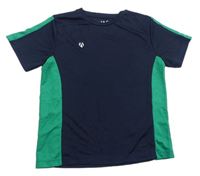 Tmavomodro-zelené sportovní tričko zn. M&S