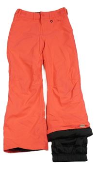 Neonově korálové šusťákové funkční oteplovačky Roxy