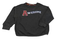 Tmavošedá mikina s nápisem M&S