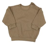 Světlehnědá žebrovaná mikina George