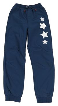 Tmavomodré softshellové kalhoty s hvězdami X-Mail
