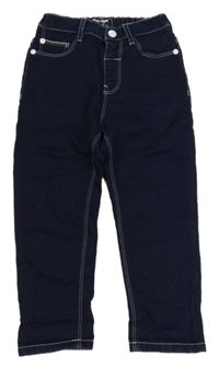 Tmavomodré teplákové skinny rifle Next