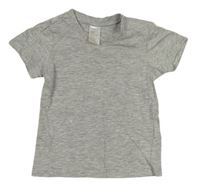 Šedé melírované tričko H&M