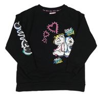 Černá mikina se Stitchem Primark