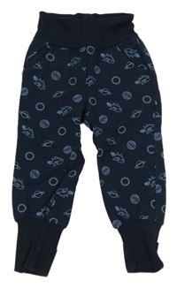 Tmavomodré tepláky s vesmírem Kanz