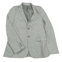 Šedé melírované slavnostní sako M&S