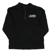 Černá mikina s nápisem River Island