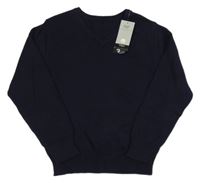 Nové - Tmavomodrý svetr F&F