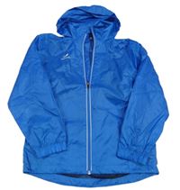 Modrá šusťáková jarní bunda s kapucí Pro Touch 