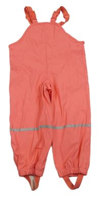 Růžové nepromokavé laclové kalhoty Lupilu