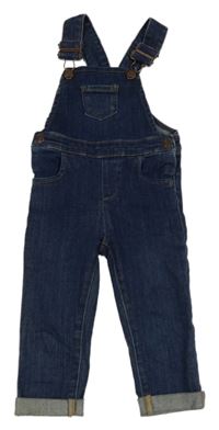 Tmavomodré laclové rifle Tex